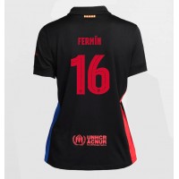 Echipament fotbal Barcelona Fermin Lopez #16 Tricou Deplasare 2024-25 pentru femei maneca scurta